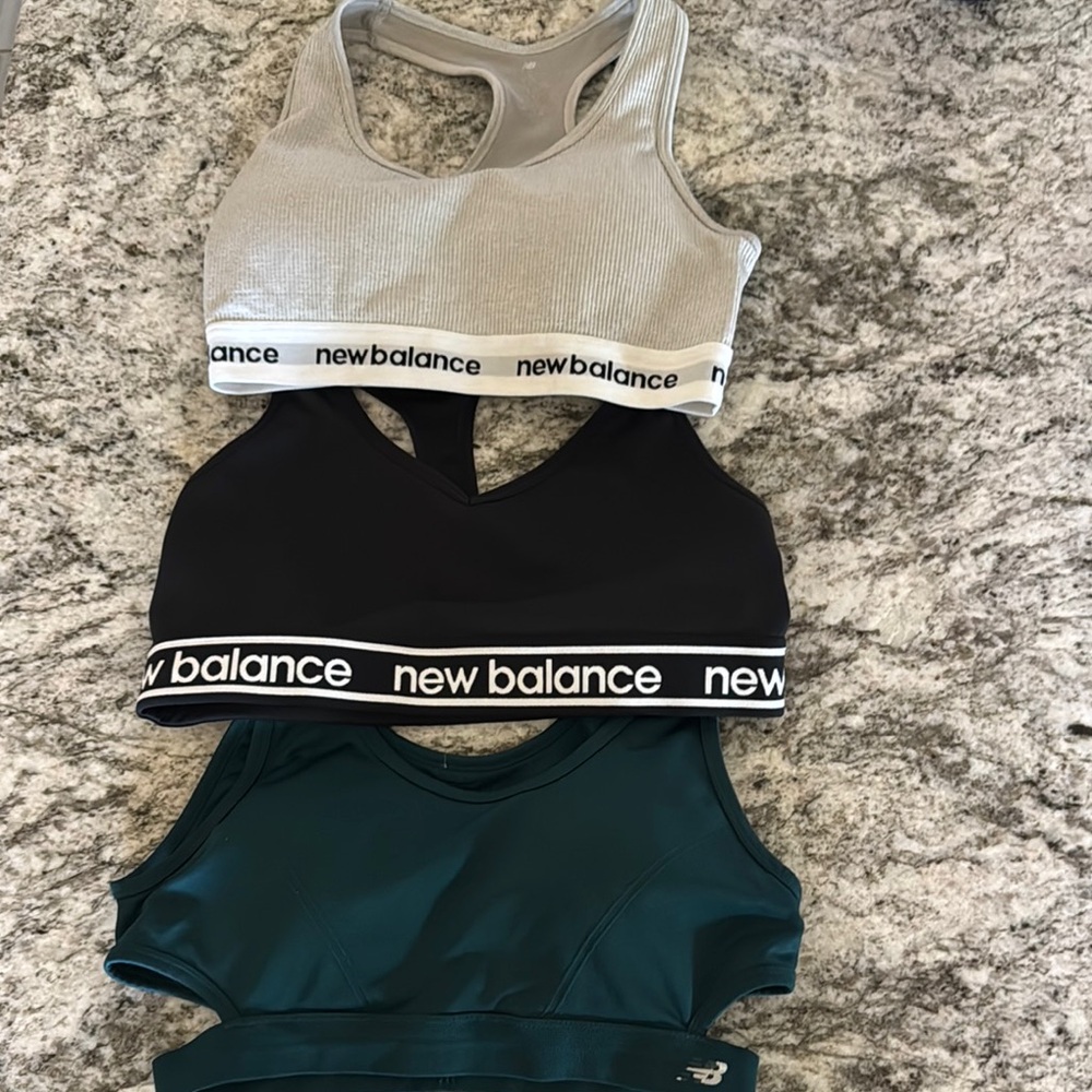 New Balance set of 3 sports bras